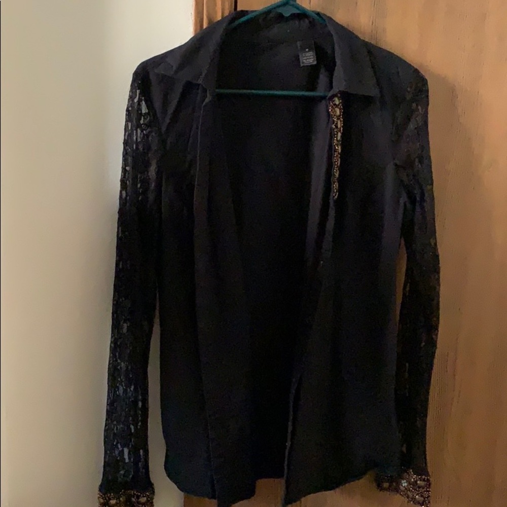 Black button up (size M)
